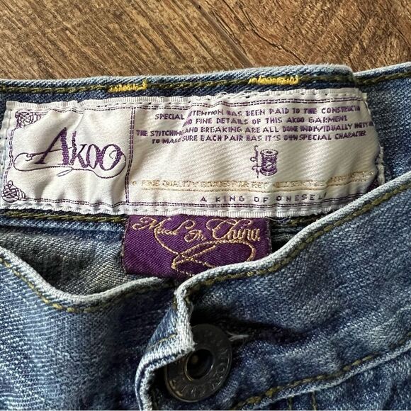 Akoo Men’s Jeans, Waist 40 Length32 medium wash denim - Picture 11 of 12